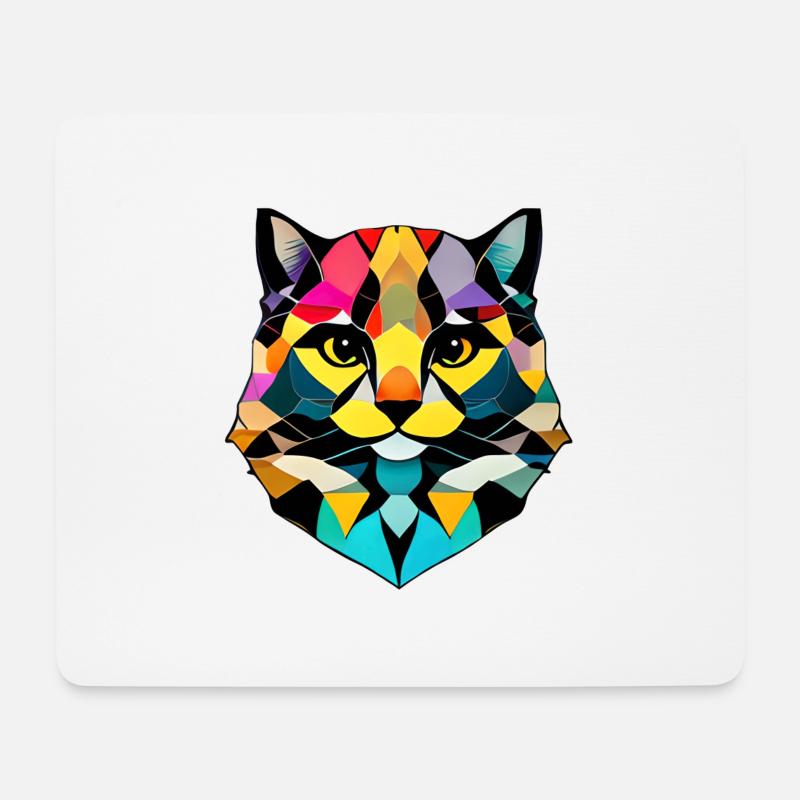 Katze Katzenbesitzer Waldkatze Hauskatze Kätzchen - Mousepad (Querformat) - Weiß