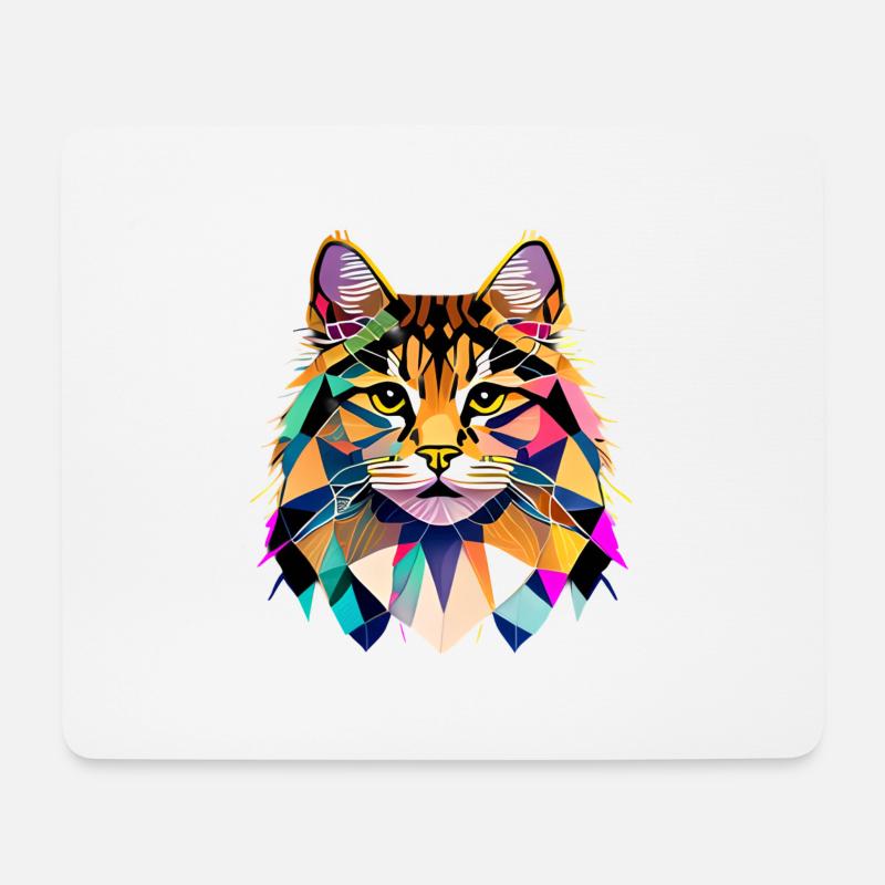 Maine Coon Kater Kätzchen Katzenbesitzer Katze - Mousepad (Querformat) - Weiß