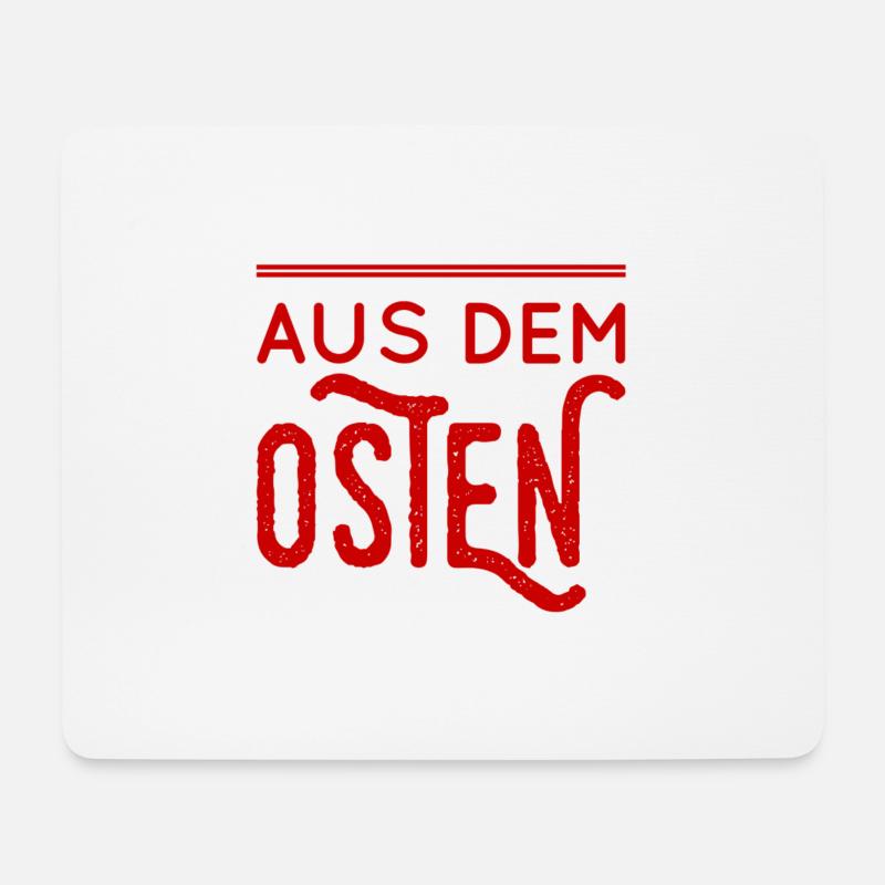 aus dem Osten - Mousepad (Querformat) - Weiß
