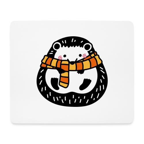 Winter-Igel - Mousepad (Querformat)