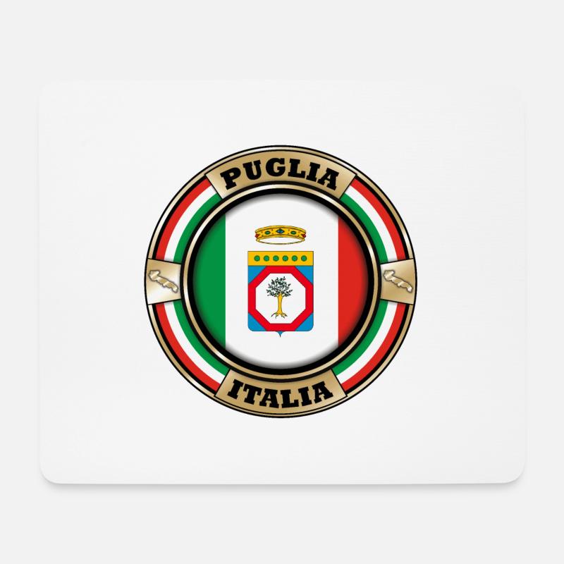 Apulien, Italien - Mousepad (Querformat) - Weiß