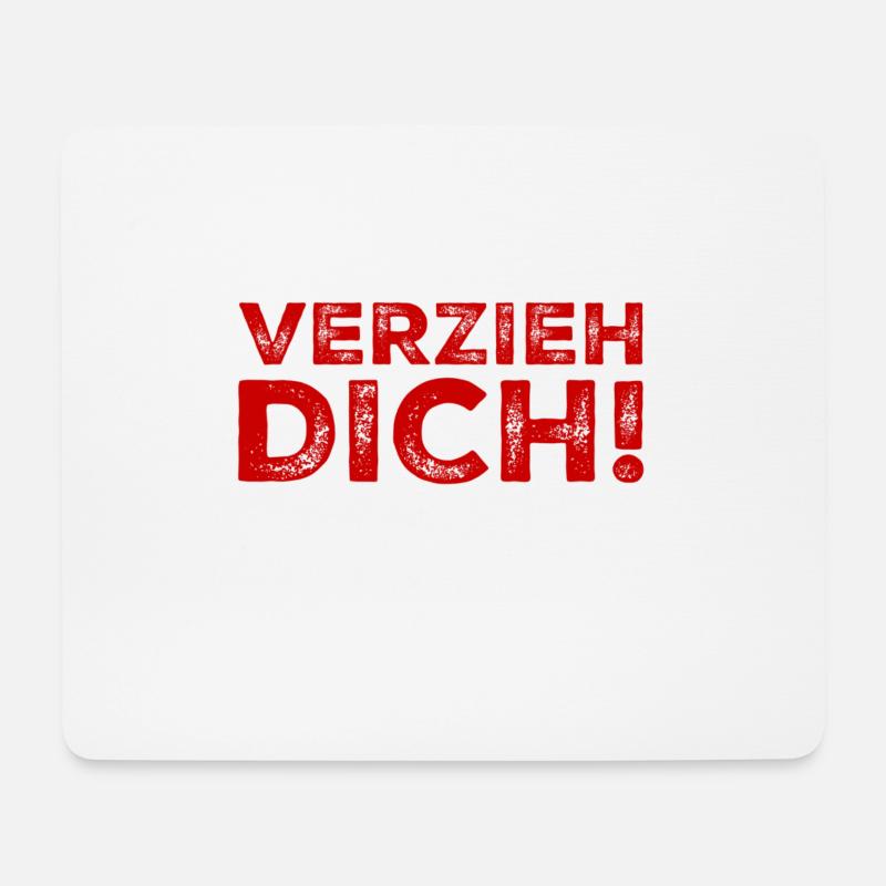 hau ab - Mousepad (Querformat) - Weiß