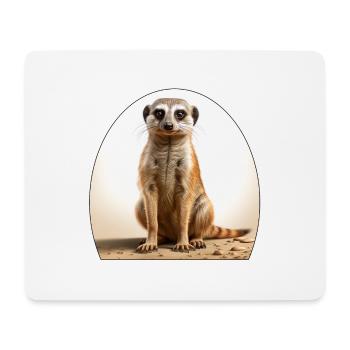 Monkeys are cute and social mammals - Mouse Pad (horizontal) - white - Front
