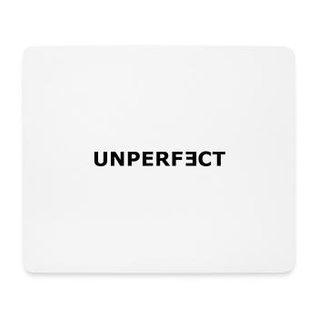 imperfect, not perfect imperfect, un- + perfect - Mouse Pad (horizontal) - white - Front