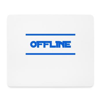 ich mag es offline - Mousepad (Querformat) - Weiß - Vorne