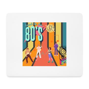 Retro Roller Groove - Mouse Pad (horizontal) - white - Front