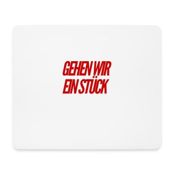 Lust zu laufen? - Mousepad (Querformat) - Weiß - Vorne