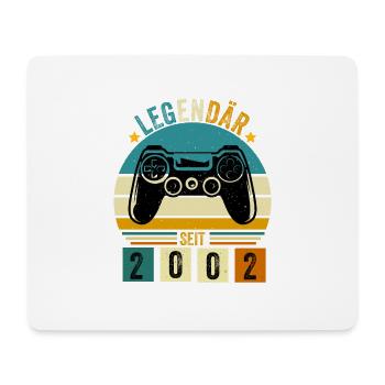 legendär seit 2002 konsole gamer 2002 - Mousepad (Querformat) - Weiß - Vorne