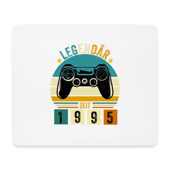 legendär seit 1995 konsole gamer 1995 - Mousepad (Querformat) - Weiß - Vorne