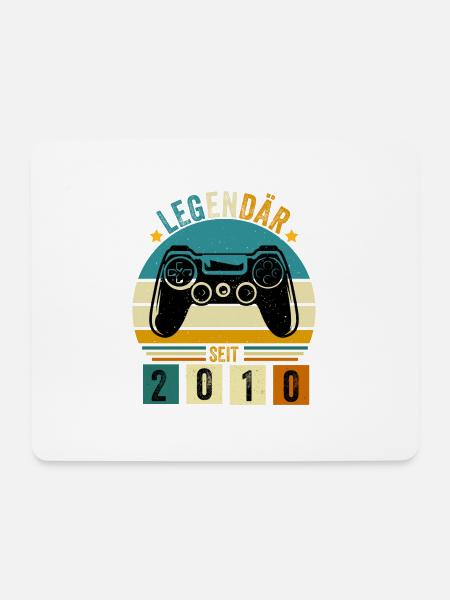 legendär seit 2010 konsole gamer 2010 - Mousepad (Querformat) - Weiß