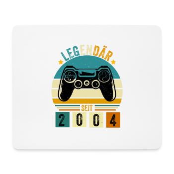 legendär seit 2004 konsole gamer 2004 - Mousepad (Querformat) - Weiß - Vorne