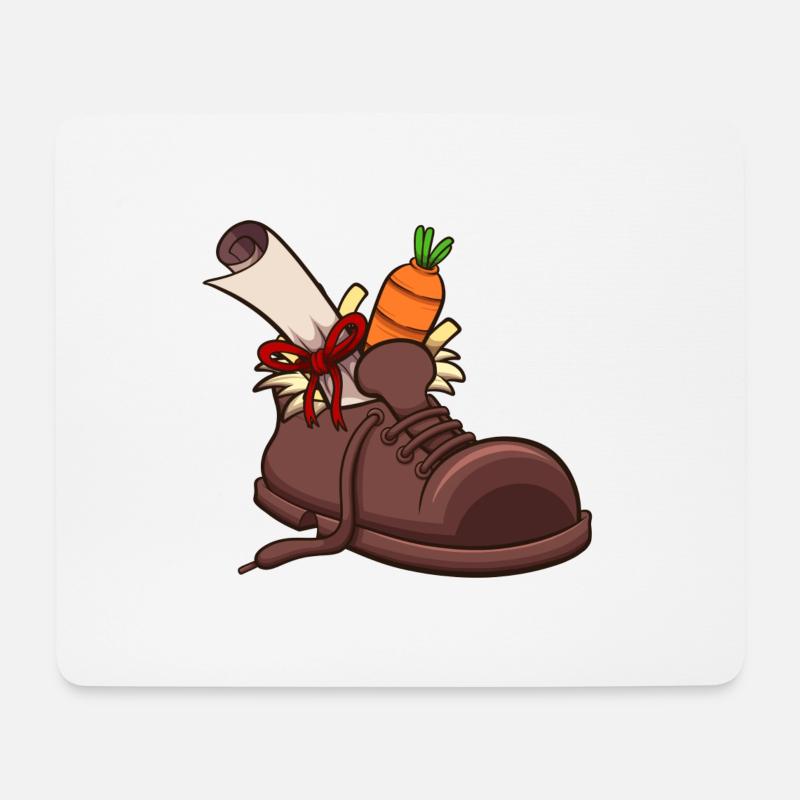 Schuh-Einstellung - Mousepad (Querformat) - Weiß