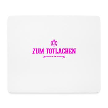 das ist komisch - Mousepad (Querformat) - Weiß - Vorne