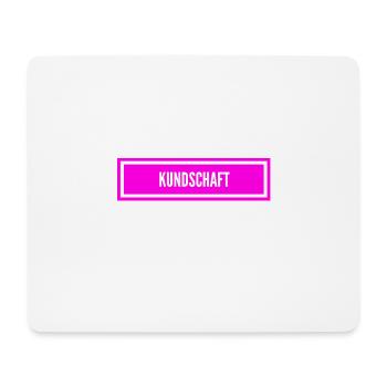 die Kundschaft wartet - Mousepad (Querformat) - Weiß - Vorne