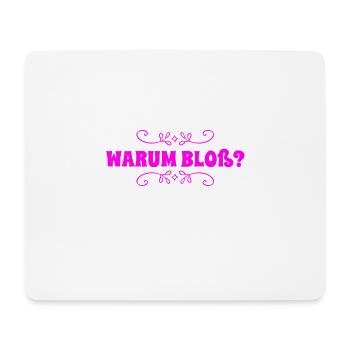 wie kann das sein? - Mousepad (Querformat) - Weiß - Vorne