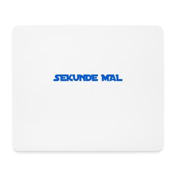warten sie mal - Mousepad (Querformat) - Weiß - Vorne
