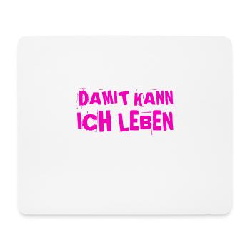 das stört mich nicht - Mousepad (Querformat) - Weiß - Vorne