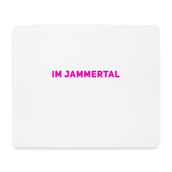 ich befinde mich im Jammertal - Mousepad (Querformat) - Weiß - Vorne