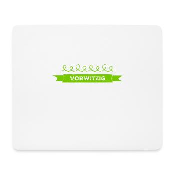 ich mag vorwitzige Menschen - Mousepad (Querformat) - Weiß - Vorne