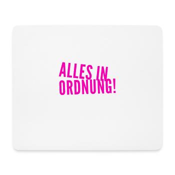 es läuft super - Mousepad (Querformat) - Weiß - Vorne