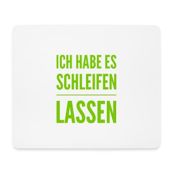 es hat sich viel angestaunt - Mousepad (Querformat) - Weiß - Vorne