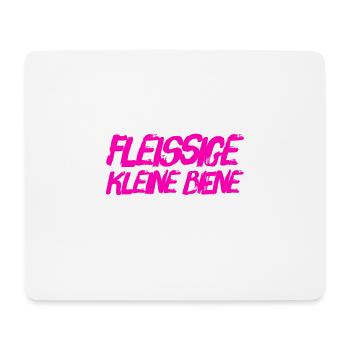 ich bin fleißig - Mousepad (Querformat) - Weiß - Vorne