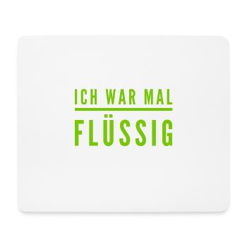das Geld ist alle - Mousepad (Querformat) - Weiß - Vorne
