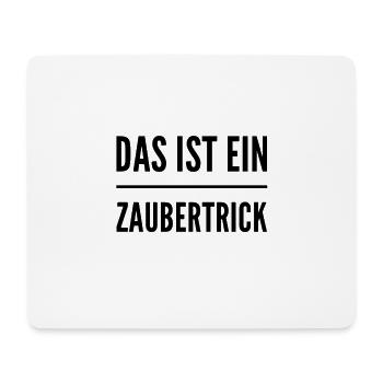 ich mag Magie - Mousepad (Querformat) - Weiß - Vorne