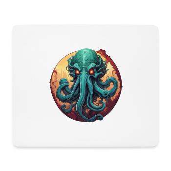 Cthulhu / Demon / Fantasie / Horror / tentakelig - Mousepad (Querformat) - Weiß - Vorne
