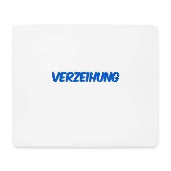 es tut mir leid - Mousepad (Querformat) - Weiß - Vorne