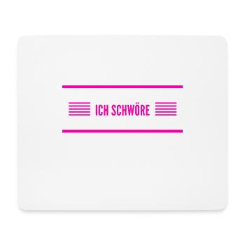 darauf kannst du dich verlassen - Mousepad (Querformat) - Weiß - Vorne