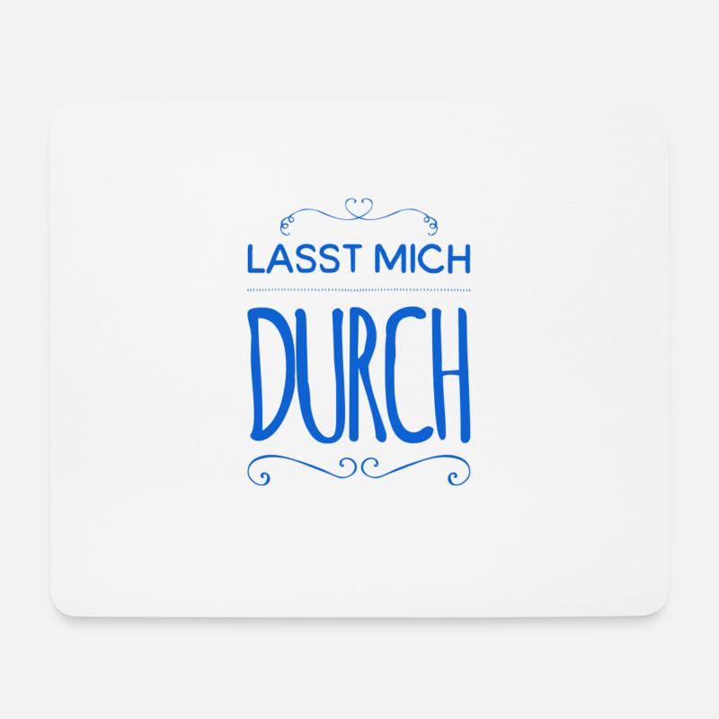 freie Bahn - Mousepad (Querformat) - Weiß
