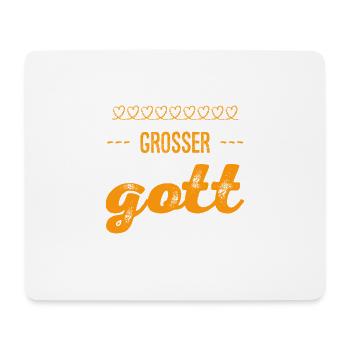 wie kann das sein - Mousepad (Querformat) - Weiß - Vorne