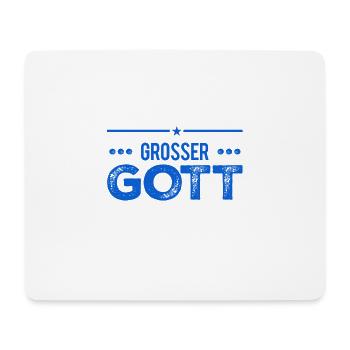das hätte ich nicht gedacht - Mousepad (Querformat) - Weiß - Vorne