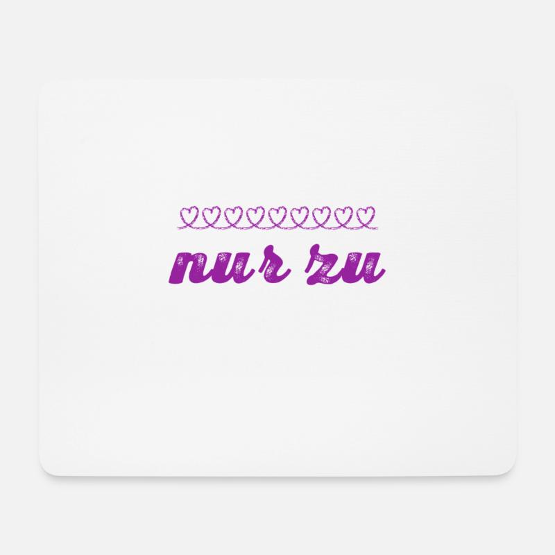 ich glaube an dich - Mousepad (Querformat) - Weiß