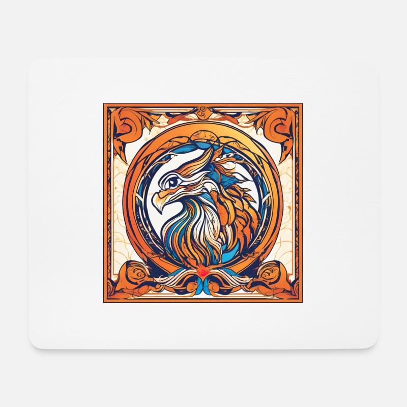 Eagle - Mousepad (Querformat) - Weiß