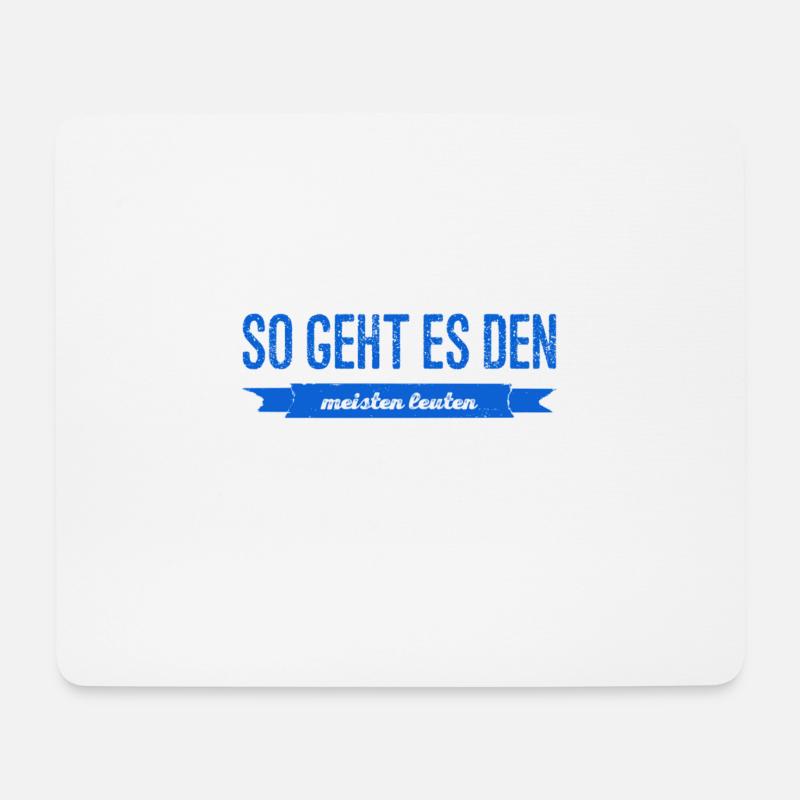 Andere Menschen kennen das auch - Mousepad (Querformat) - Weiß