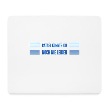 bereit Probleme zu lösen - Mousepad (Querformat) - Weiß - Vorne