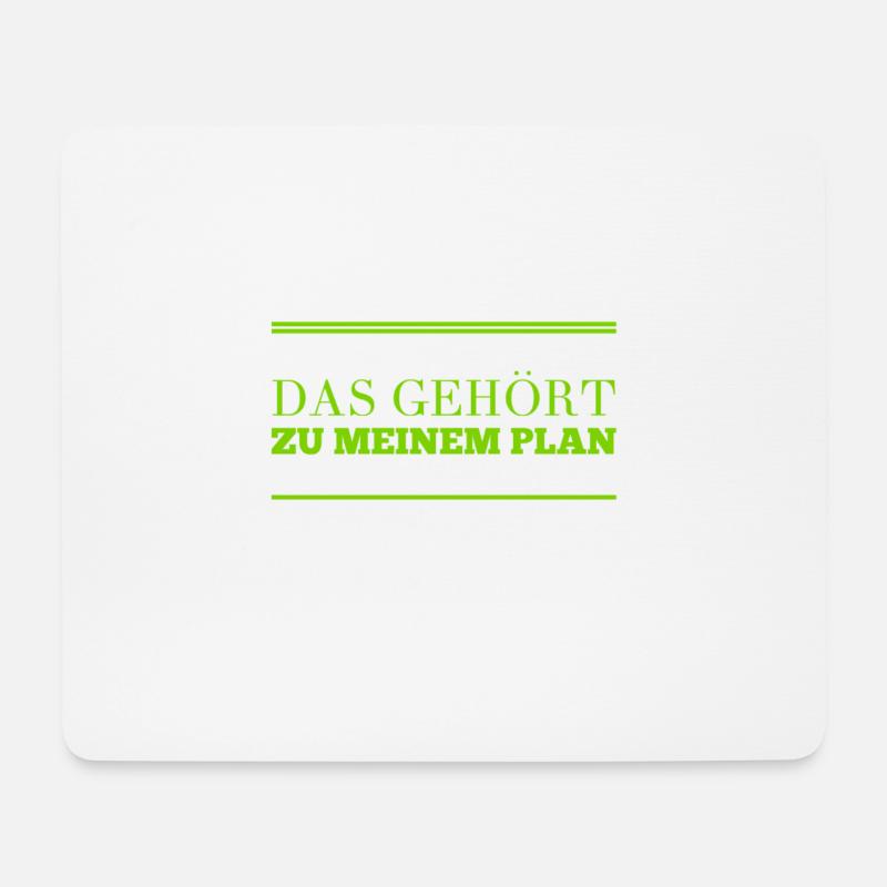 Teil des Plans - Mousepad (Querformat) - Weiß