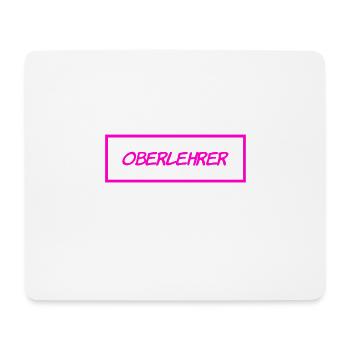 Oberlehrer - Mousepad (Querformat) - Weiß - Vorne