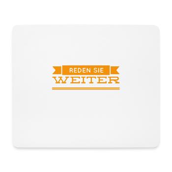 was sie sagen ist spannend - Mousepad (Querformat) - Weiß - Vorne