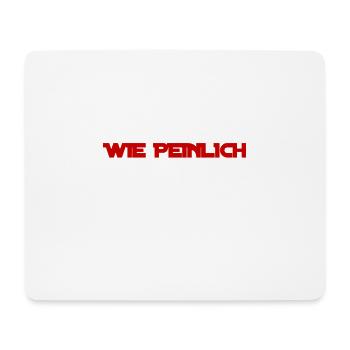 das ist peinlich - Mousepad (Querformat) - Weiß - Vorne