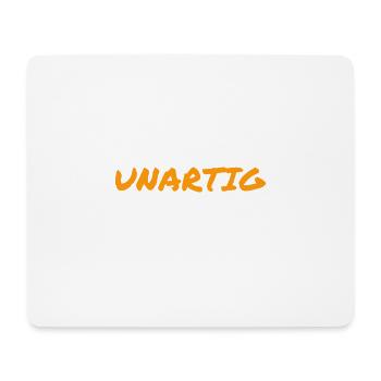 unartig - Mousepad (Querformat) - Weiß - Vorne