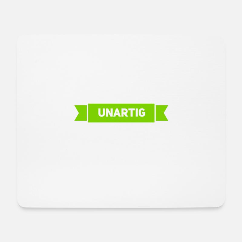 ich bin gern frech - Mousepad (Querformat) - Weiß