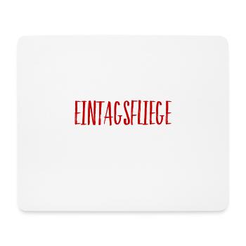 kurzzeitig berühmt - Mousepad (Querformat) - Weiß - Vorne