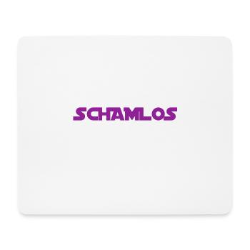 keine Scham - Mousepad (Querformat) - Weiß - Vorne