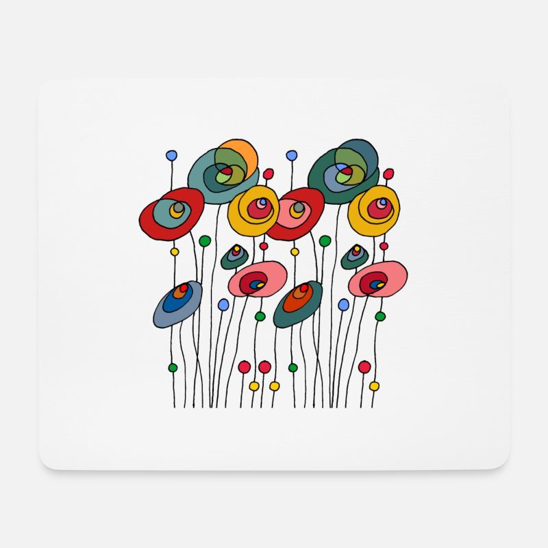 Flowers - Mouse Pad (horizontal) - white