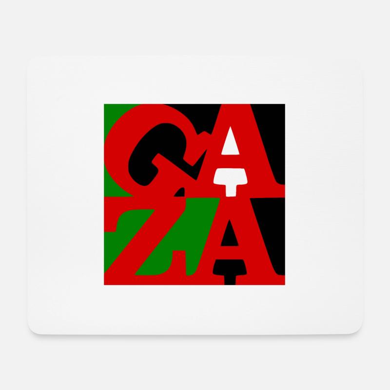 Gaza - Mouse Pad (horizontal) - white