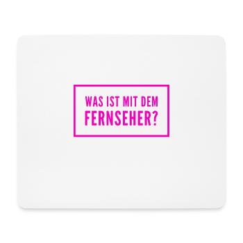 was soll das? - Mousepad (Querformat) - Weiß - Vorne