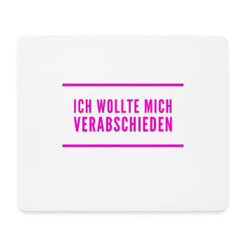 lebe wohl - Mousepad (Querformat) - Weiß - Vorne